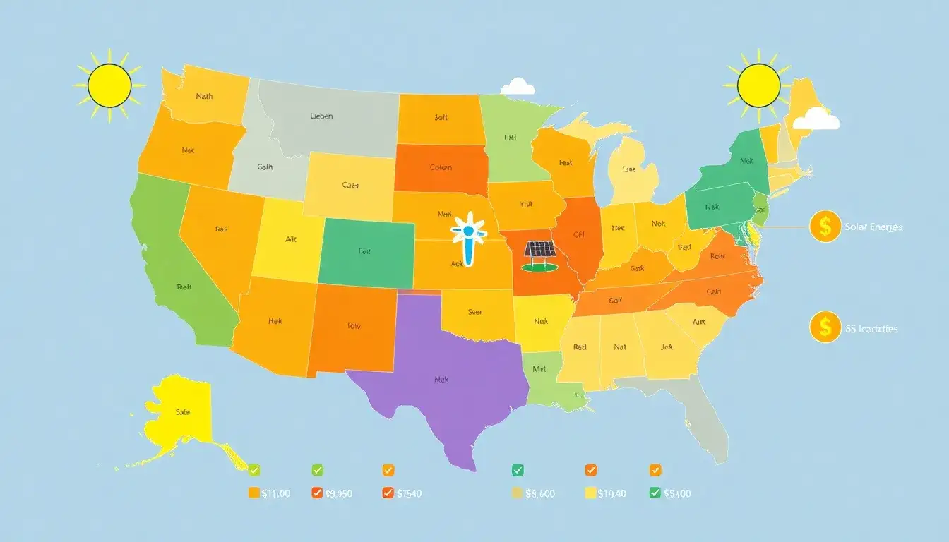 How do RPS policies compare across different states in terms of solar energy adoption