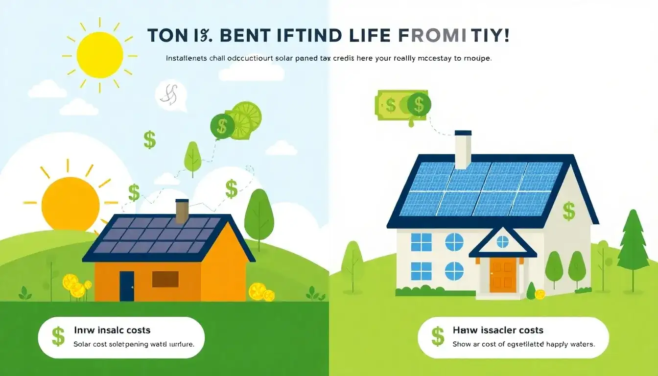 How does the Investment Tax Credit (ITC) impact the cost of solar panel installations