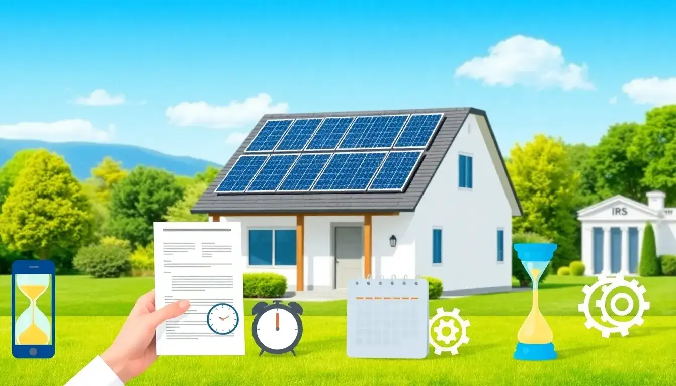 How long does it take to receive the solar tax credit