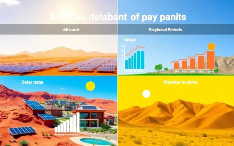 How do different locations affect the payback period of solar panels