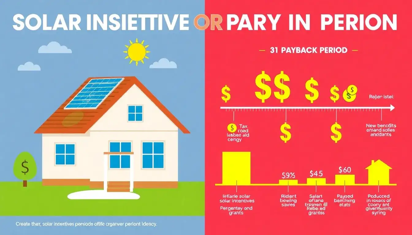 What role do solar incentives play in reducing the payback period