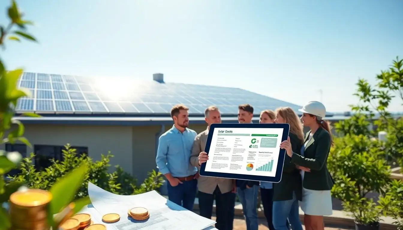 Are there specific grants available for commercial solar installations