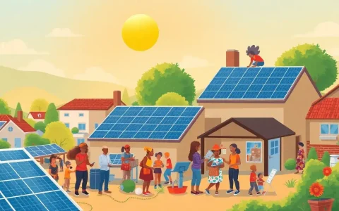 How do community-led solar initiatives impact local economies