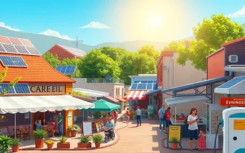 How does community solar impact local businesses and small enterprises