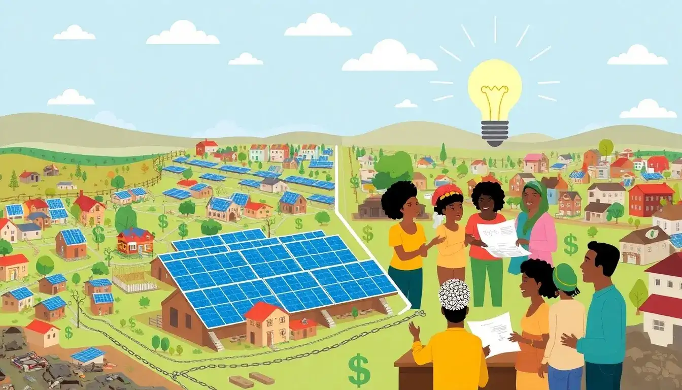 How do financing limitations impact the development of community solar projects