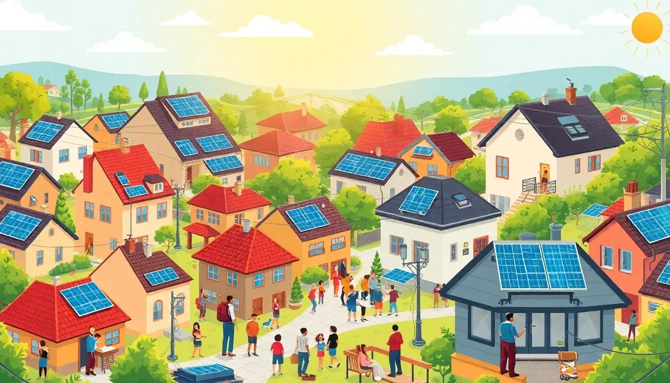 What role do split incentives play in the success of community solar projects