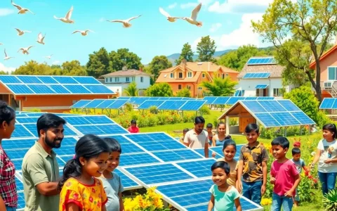 How do community solar initiatives address energy access disparities