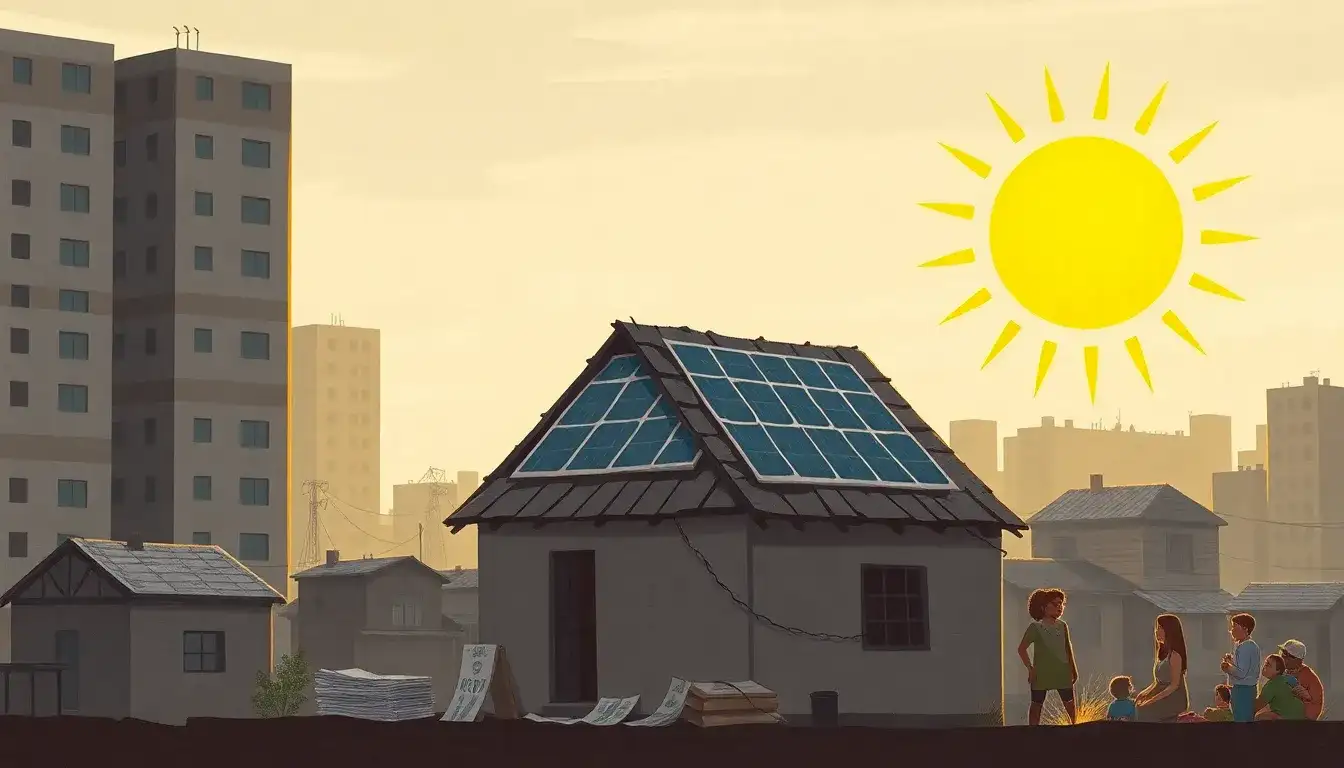 What are the main barriers to solar access for low-income households