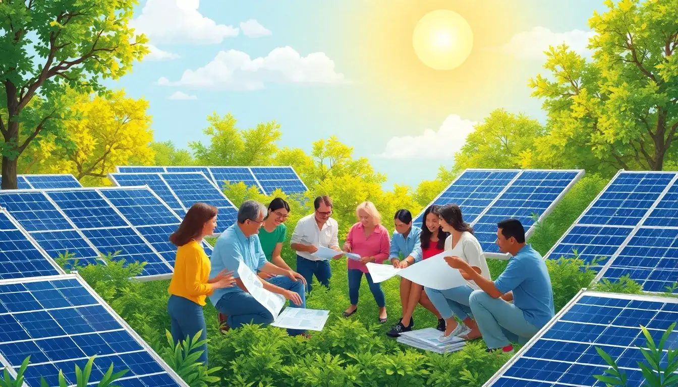 What role do community groups play in the success of community solar projects