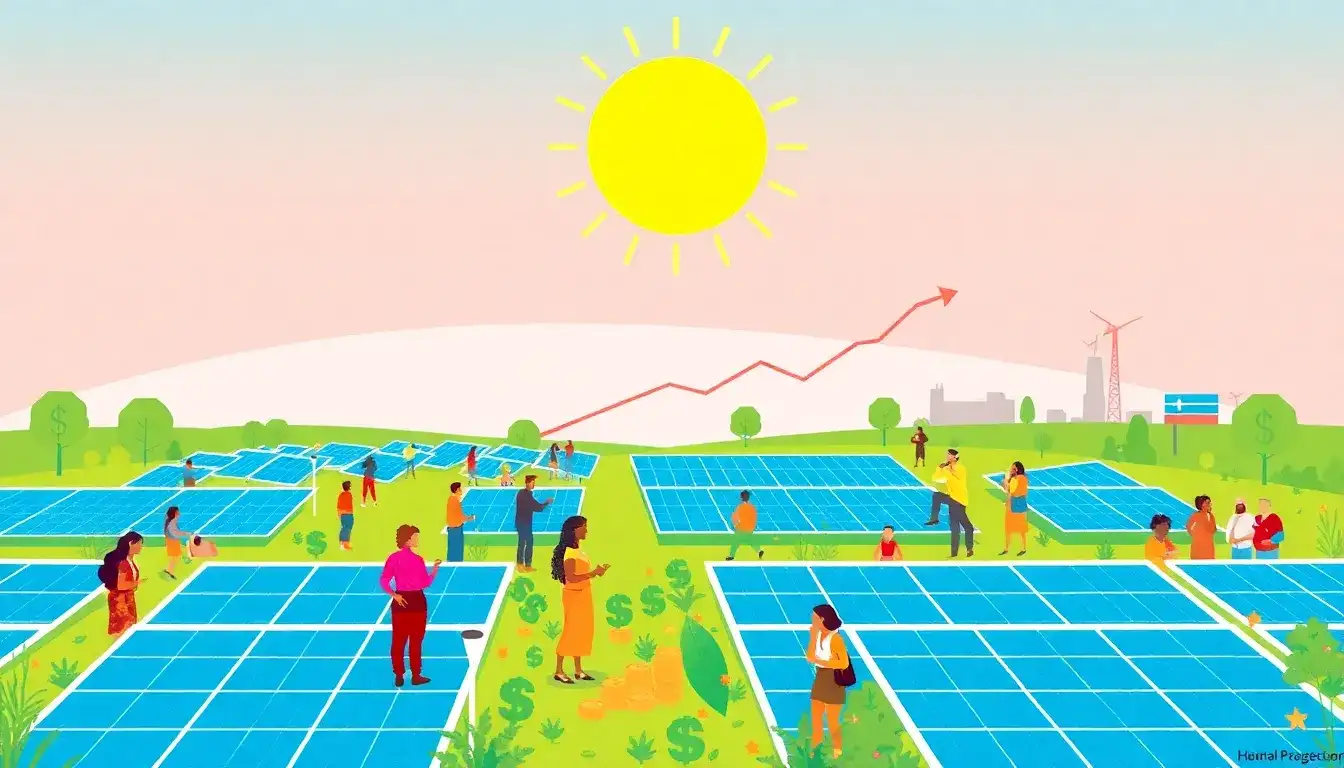 How do federal tax incentives influence the financial viability of community solar projects