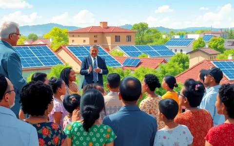 How can local governments encourage utilities to develop community solar programs for low-income households