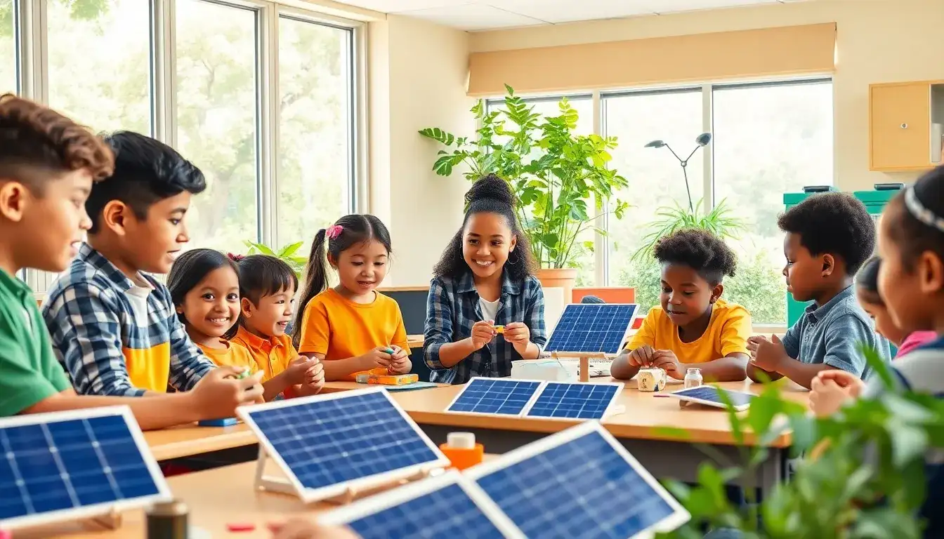 How can schools effectively integrate solar energy education into their curricula