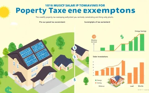 How do property tax exemptions impact the overall cost of solar panels