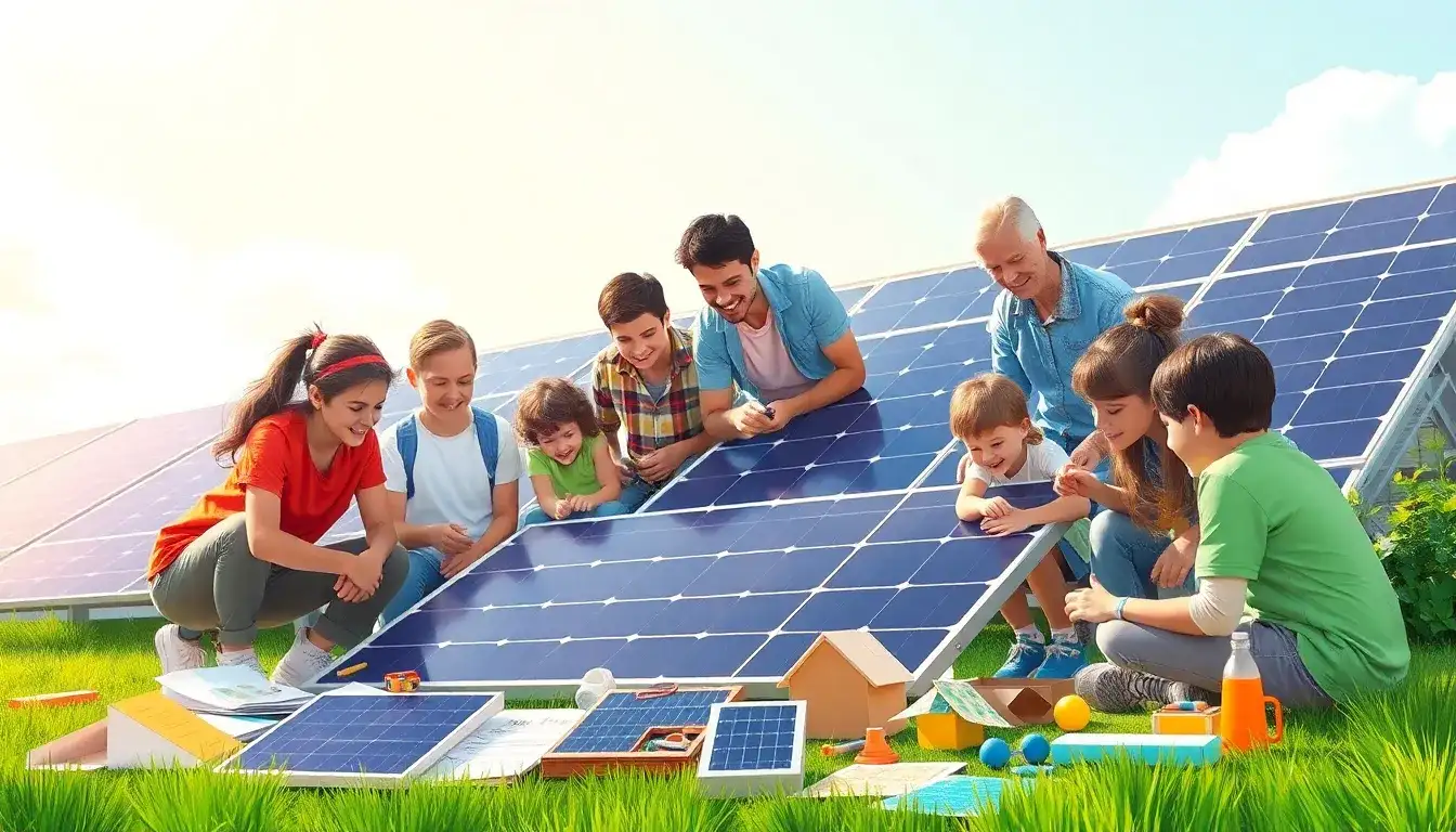 What role do hands-on projects play in assessing the effectiveness of solar energy education