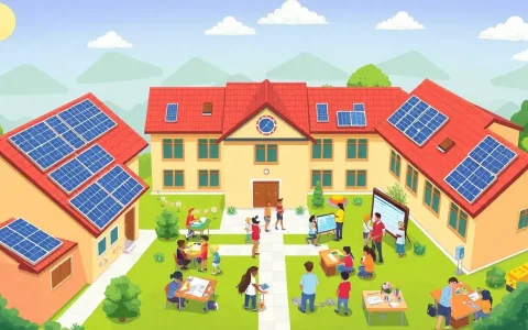 How can schools overcome the initial cost barrier for solar energy installations