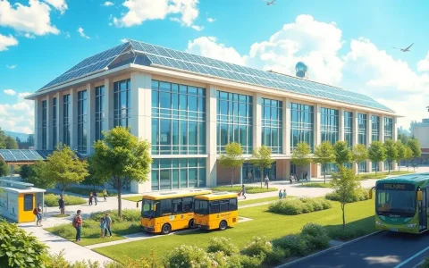 What are some successful case studies of schools integrating solar energy into their infrastructure