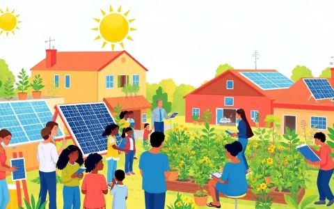 What are some successful examples of community partnerships in solar energy education