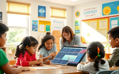 How can community partnerships help integrate solar energy education into the curriculum