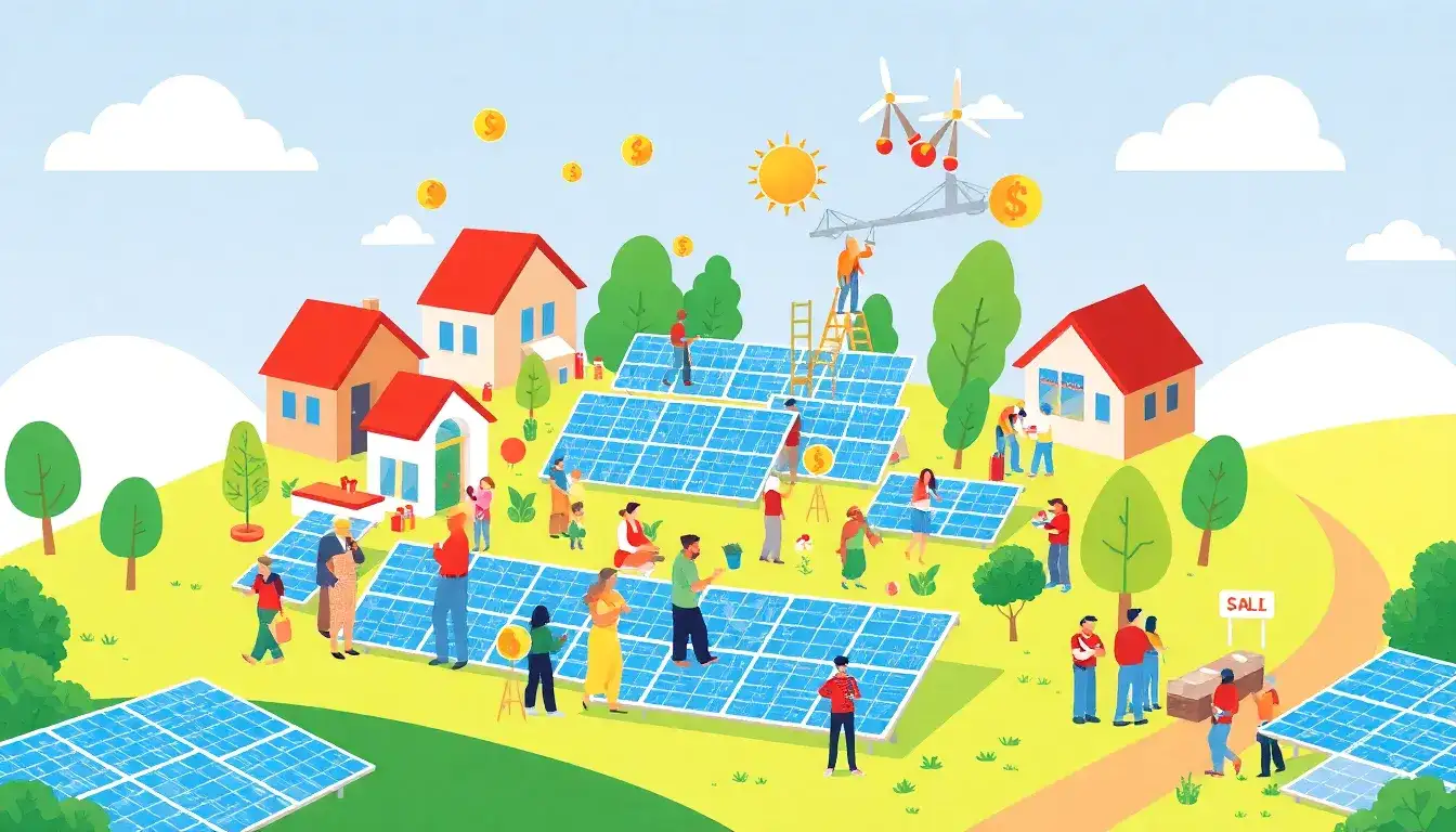 What are the economic benefits for local organizations from partnering with solar energy initiatives