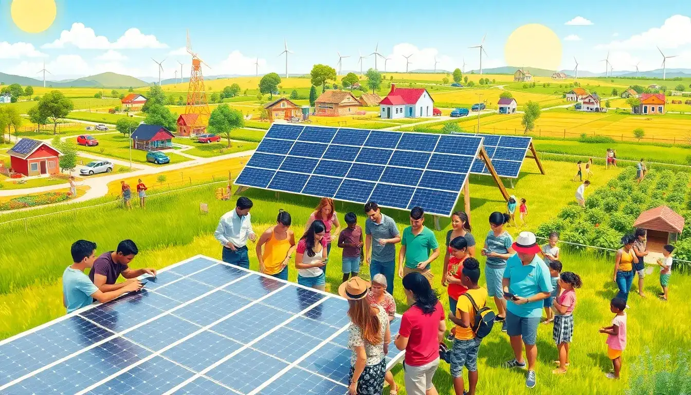 How do community solar projects enhance energy independence for local communities