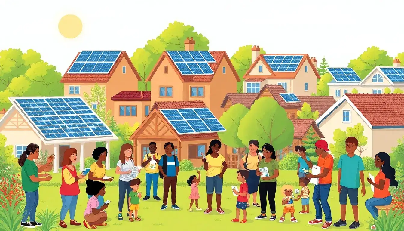 How do organizations like Solar United Neighbors and Solstice support local communities in adopting solar energy