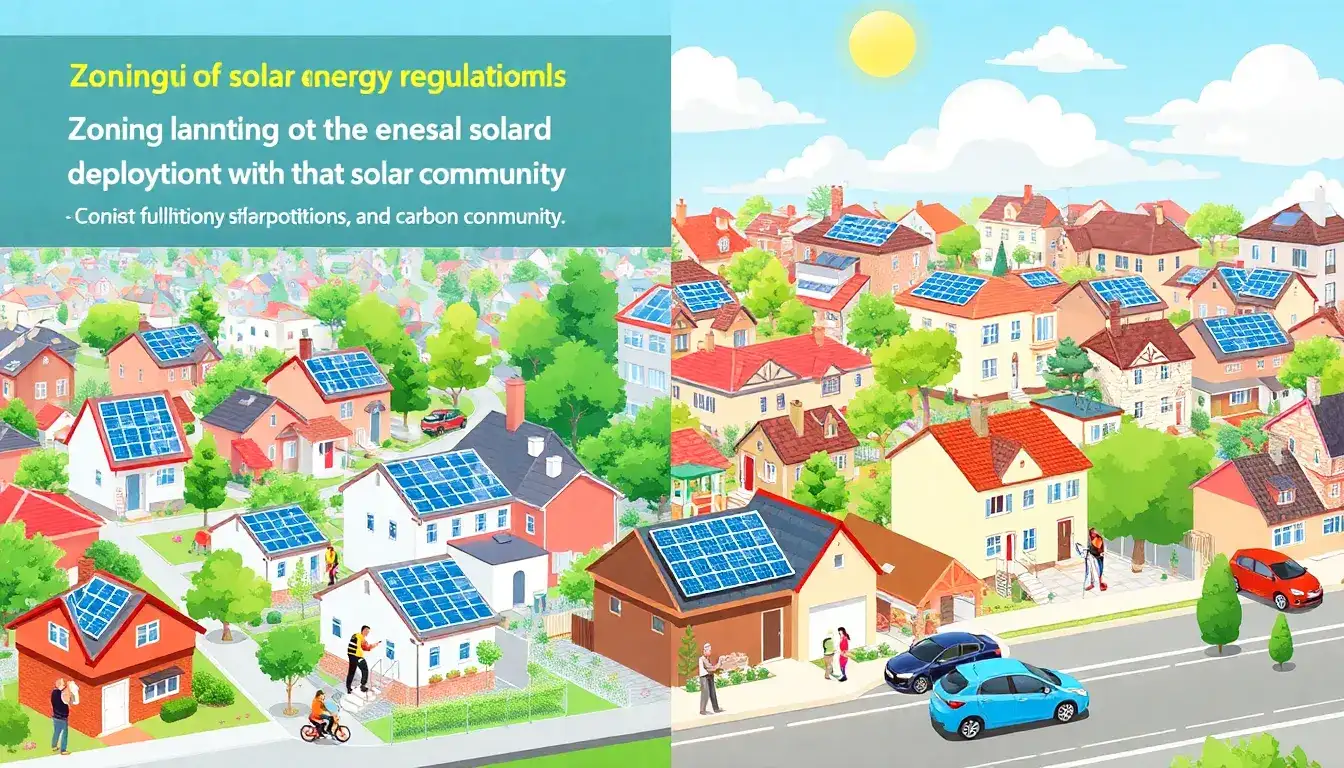 How do zoning ordinances impact the deployment of solar energy in local communities