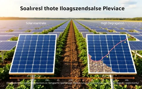 How does the degradation rate of solar panels impact their overall lifespan