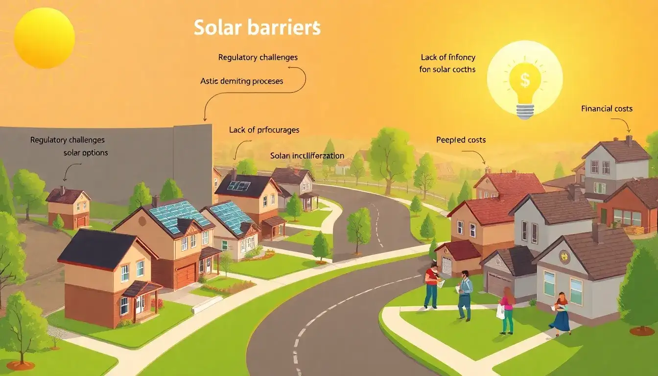 What are the common barriers to solar adoption identified by SolSmart
