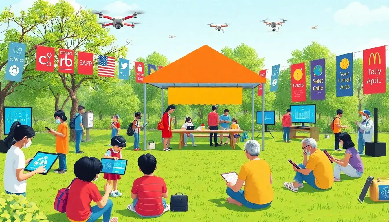 What are some creative ways to engage different age groups in educational campaigns