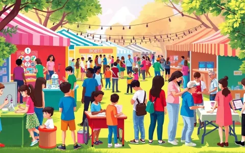 What role can community events play in educational campaigns targeting different age groups