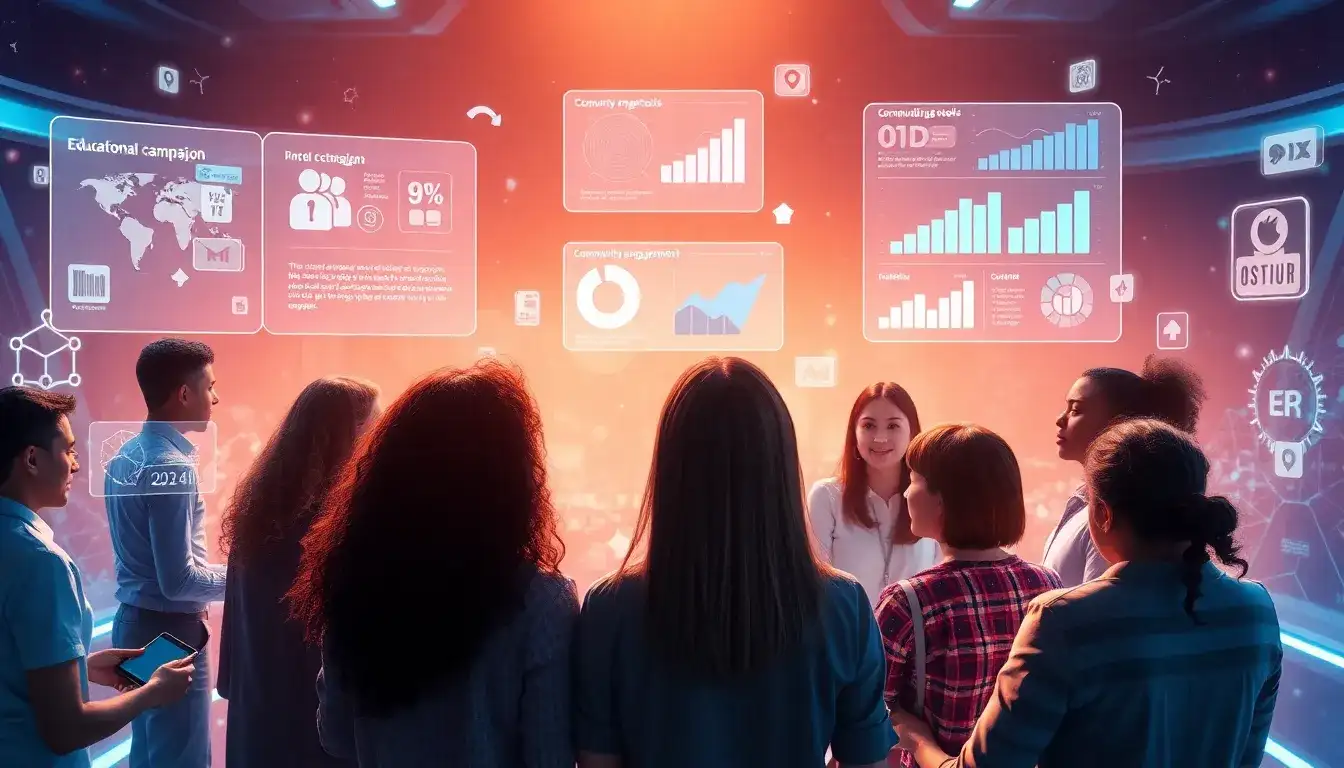 What role do focus groups play in assessing the impact of educational campaigns