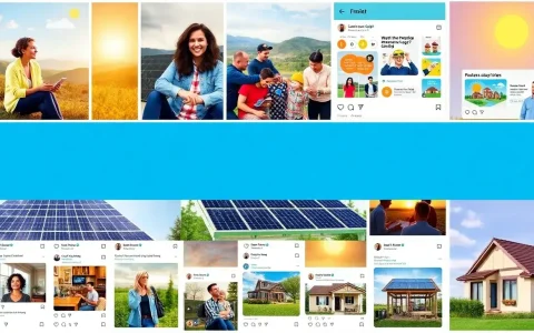 What types of content are most effective for engaging solar customers on social media