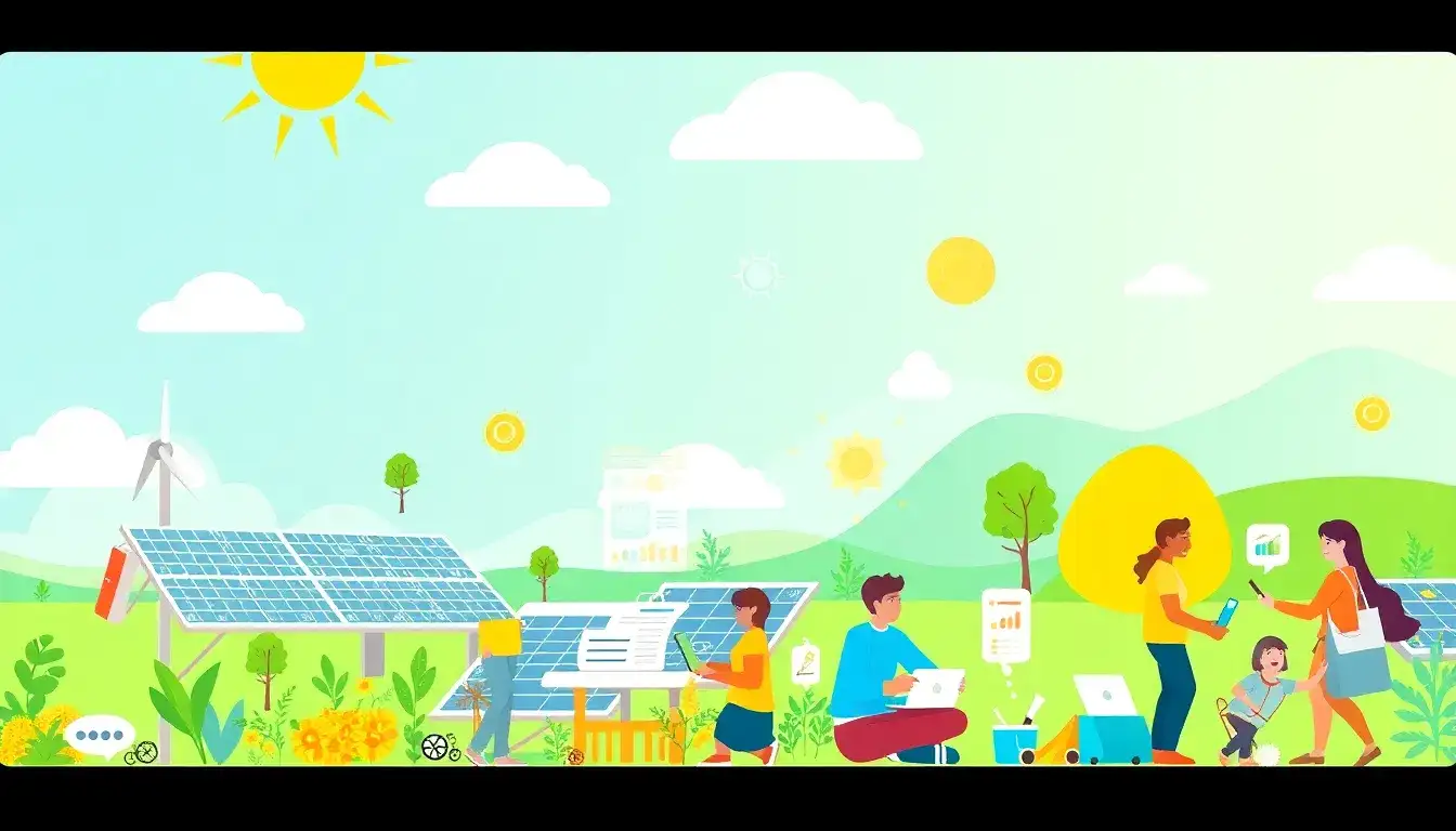 What are the best practices for creating engaging Facebook ads for solar energy