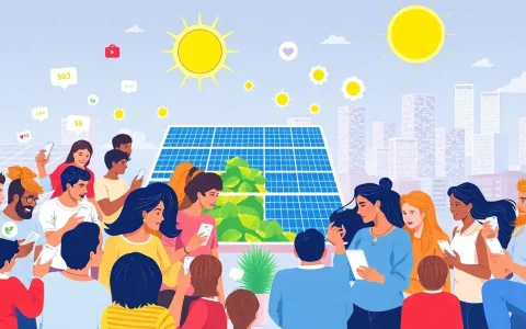 What strategies can solar companies use to effectively target their audience on social media
