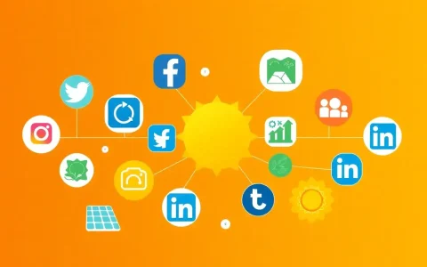 What are the best social media platforms for solar companies to engage with their audience