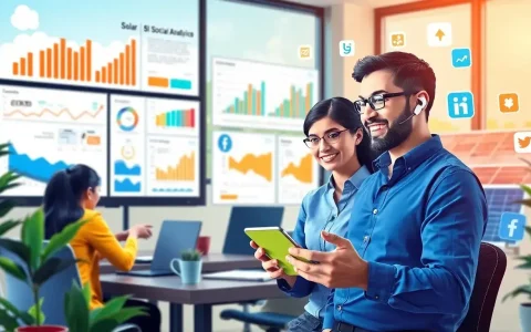 What role do social media analytics play in enhancing customer service for solar companies