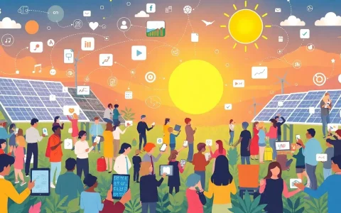 How can solar companies use social media to target specific audiences