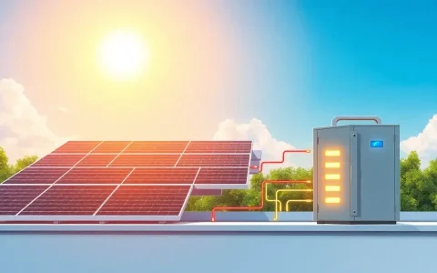 How do photovoltaic systems store excess energy for later use