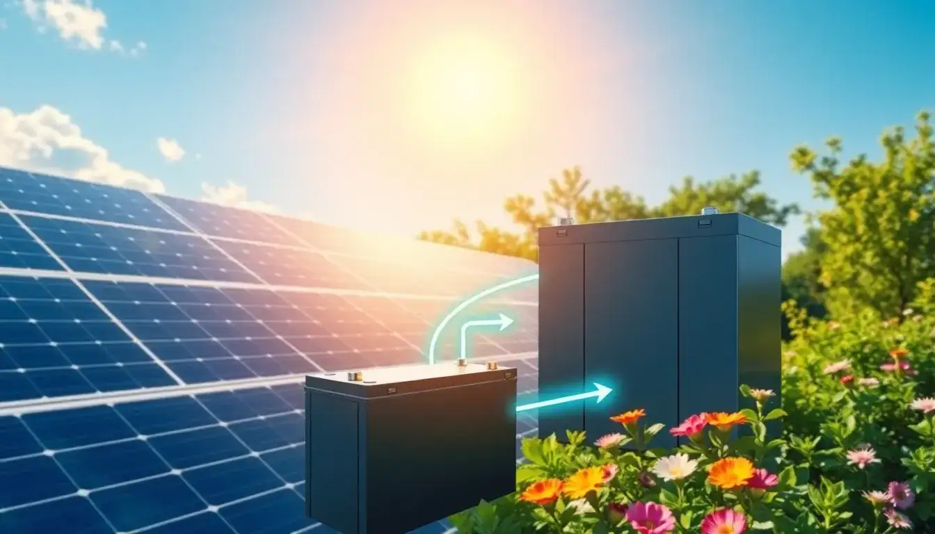 What are the advantages of using lithium-ion batteries for solar energy storage