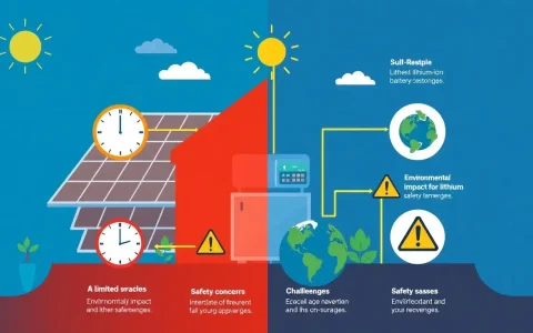 Are there any significant drawbacks to using lithium-ion batteries for solar energy storage