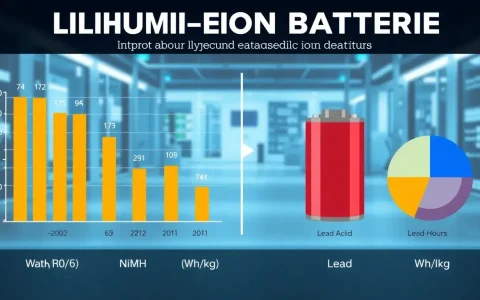 How does the energy density of lithium-ion batteries compare to other battery types