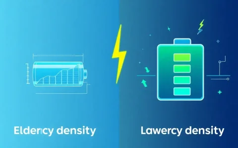 How does energy density impact the weight and size of lithium-ion batteries