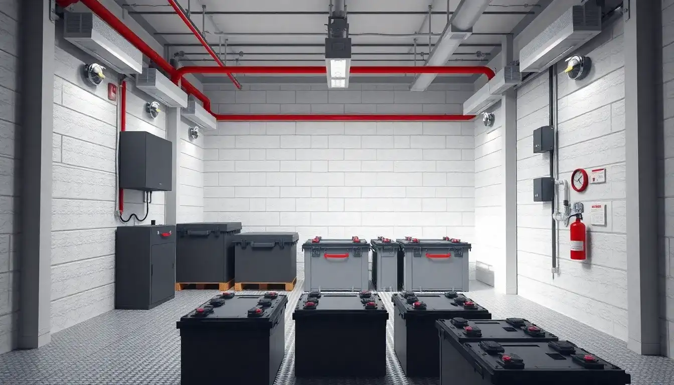 What are the best practices for storing lithium-ion batteries to prevent thermal runaway