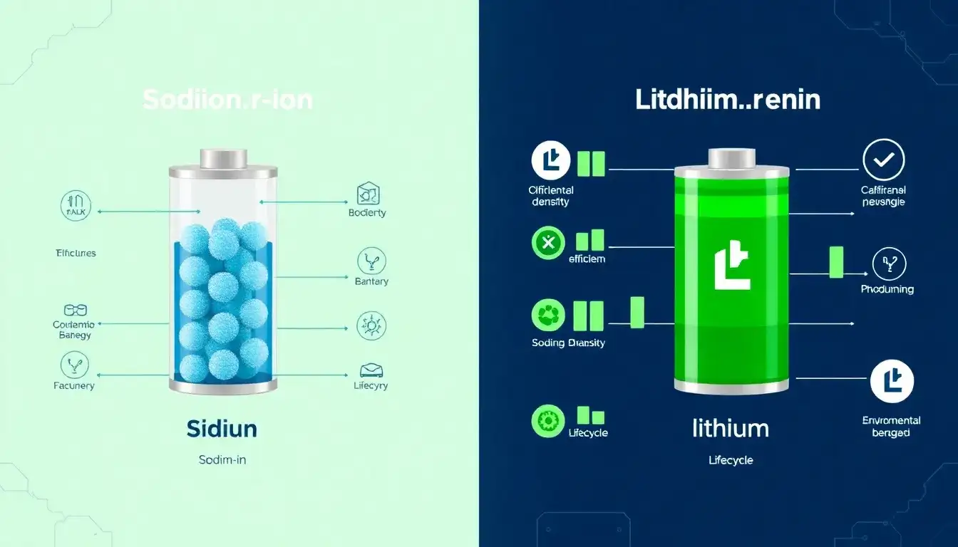 How do sodium-ion batteries compare to lithium-ion in terms of energy storage capacity