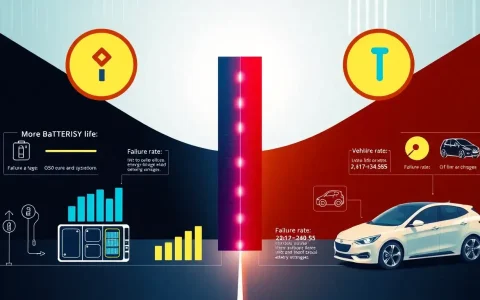How do the failure rates of lithium-ion batteries in energy storage compare to those in electric vehicles