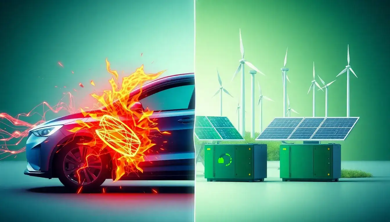 How do the failure rates of lithium-ion batteries in electric vehicles compare to those in renewable energy systems