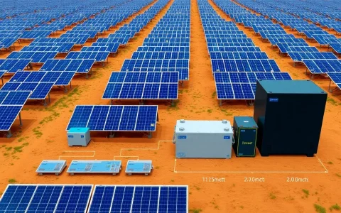 How does the energy density of lithium-ion batteries impact the size and weight of solar systems