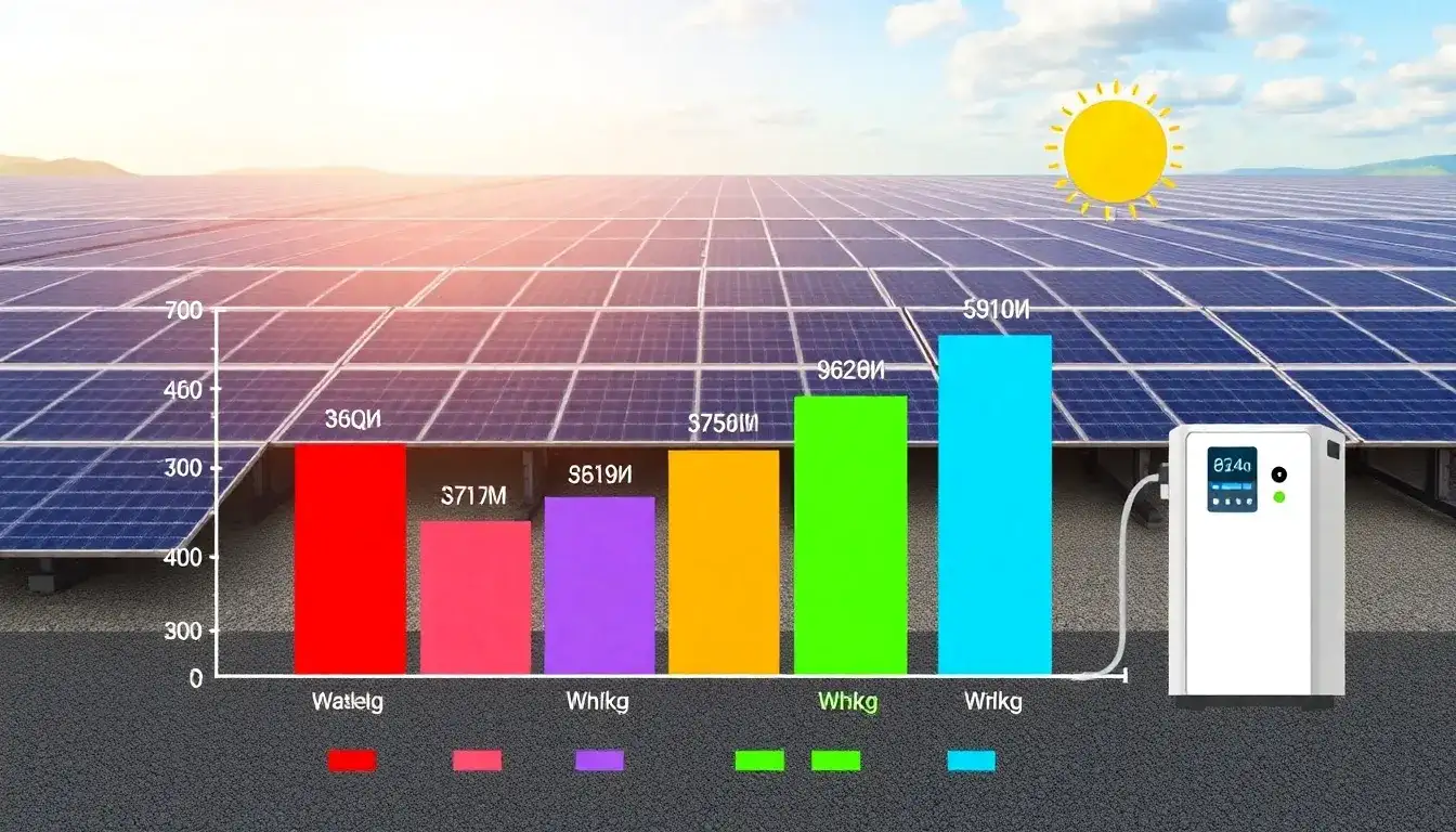How does the energy density of lithium-ion batteries compare to other battery types used in solar systems
