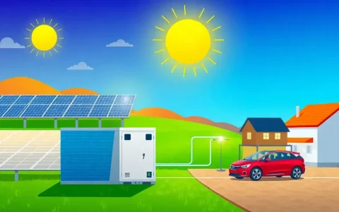 How do battery storage systems improve the efficiency of solar energy systems