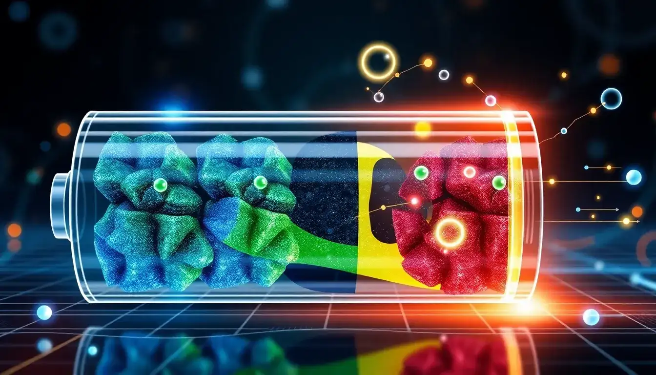 What advancements in materials have contributed to the high energy density of lithium-ion batteries